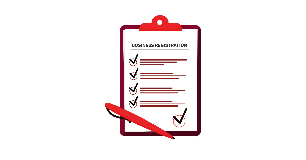 do the business registration process